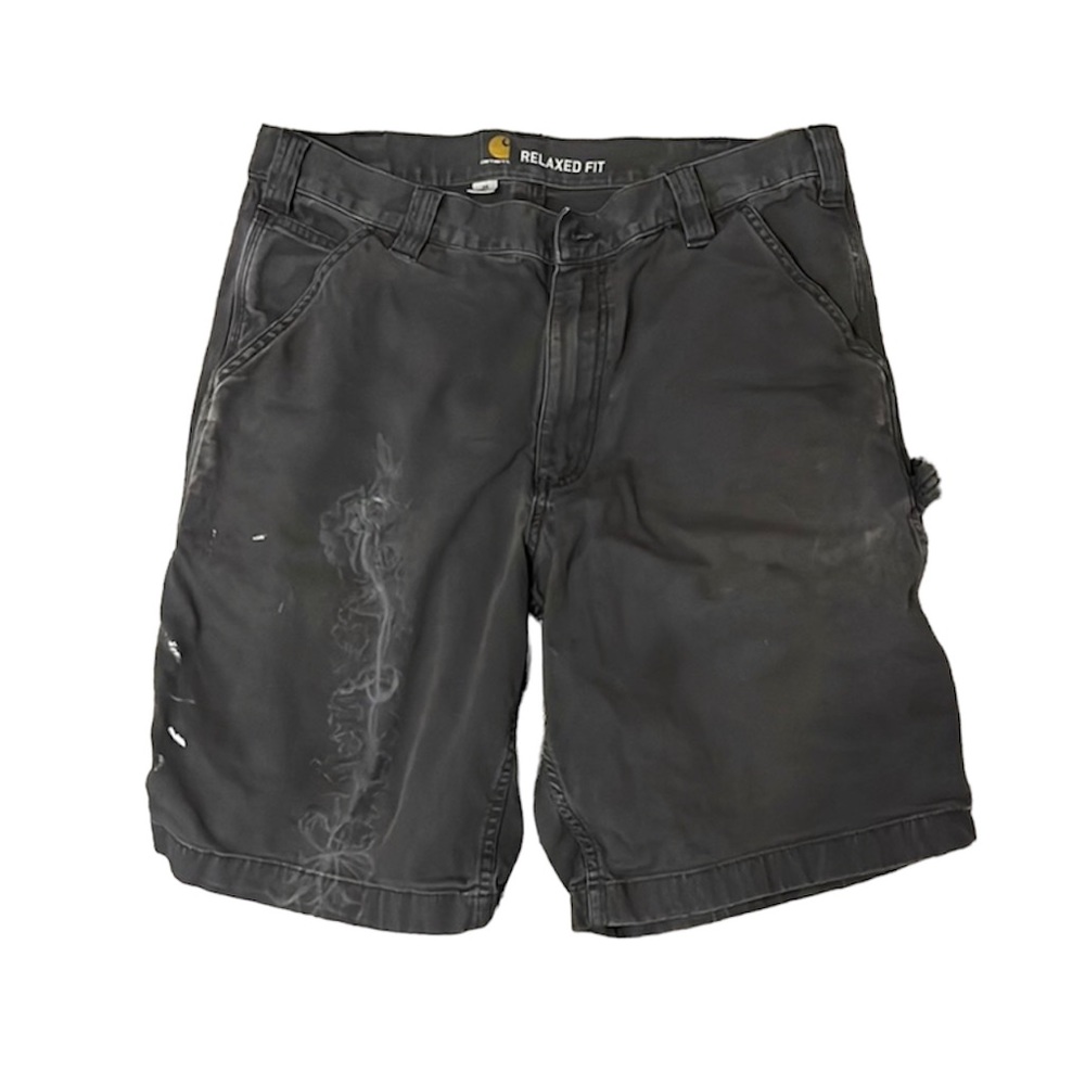 Grey Carhart loos fitting jorts